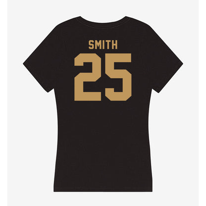 Oakland - NCAA Women's Basketball : Angelina Smith - Women's V-Neck T-Shirt-1