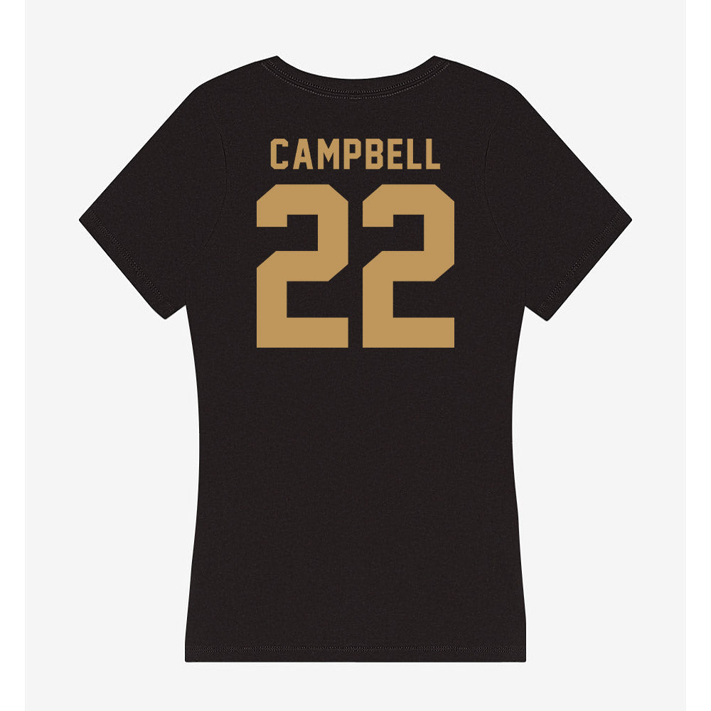Oakland - NCAA Women's Soccer : Mary Taylor Campbell - Women's V-Neck T-Shirt-1