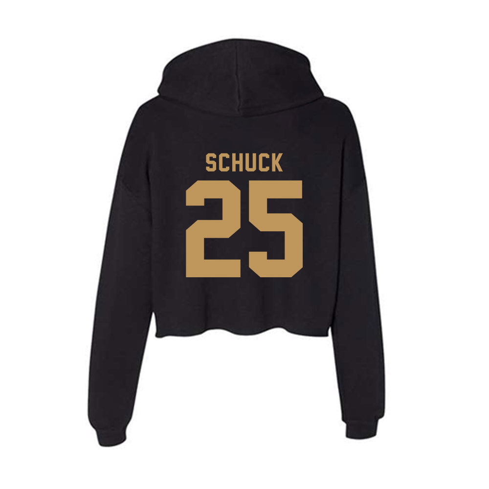 Oakland - NCAA Baseball : Aidan Schuck - Women's Crop Fleece Hoodie-1