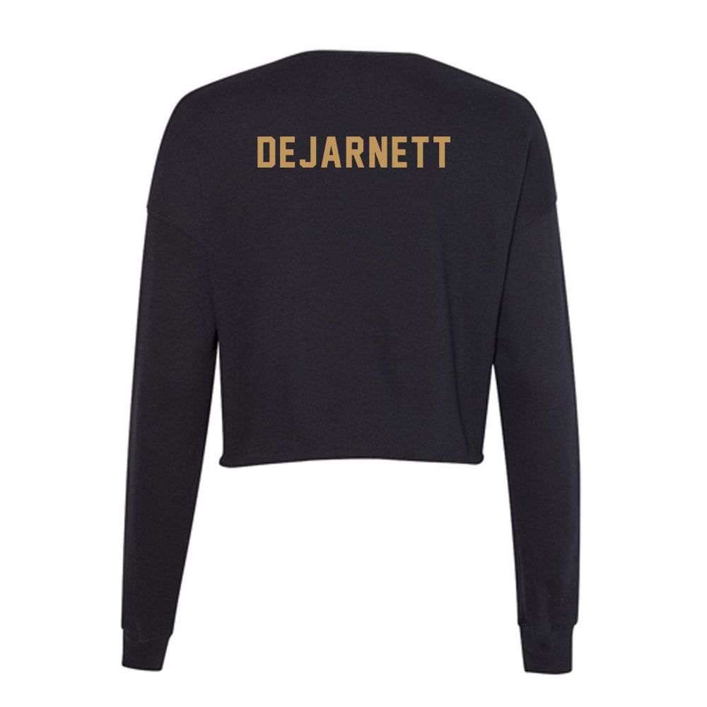 Oakland - NCAA Women's Track & Field : Desteny DeJarnett - Women's Cropped Crew Fleece-1