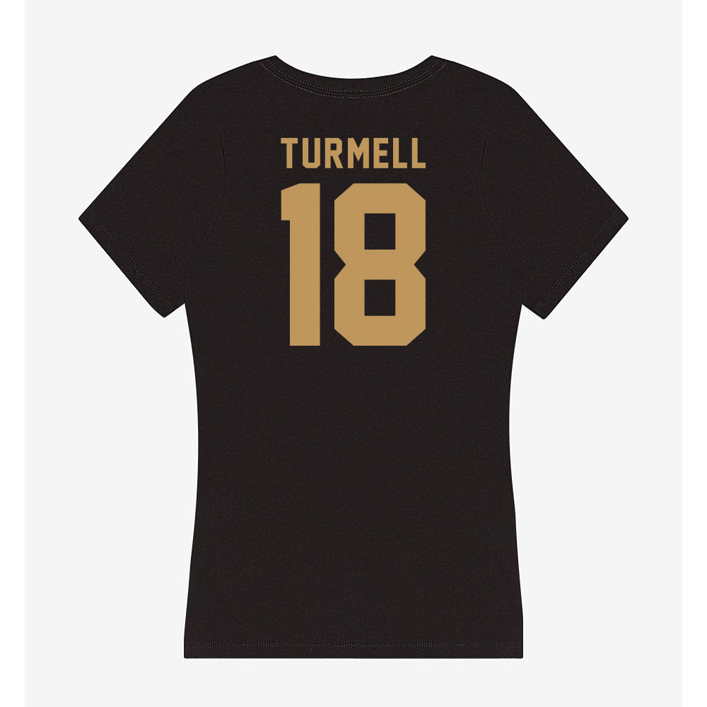 Oakland - NCAA Softball : Kayla Turmell - Women's V-Neck T-Shirt-1