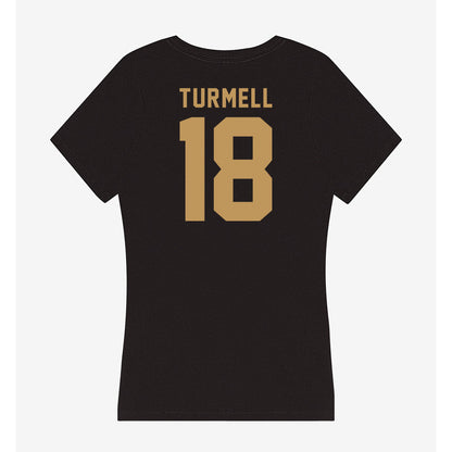 Oakland - NCAA Softball : Kayla Turmell - Women's V-Neck T-Shirt-1