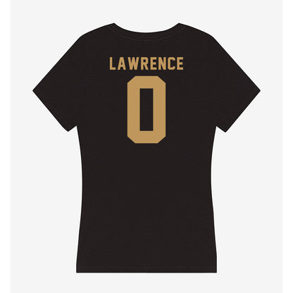 Oakland - NCAA Women's Basketball : Kyra Lawrence - Women's V-Neck T-Shirt-1