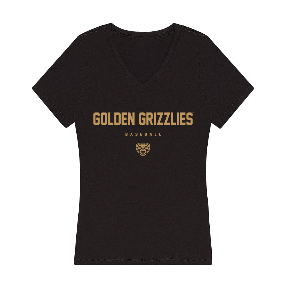 Oakland - NCAA Baseball : Owen Thomson - Women's V-Neck T-Shirt-0