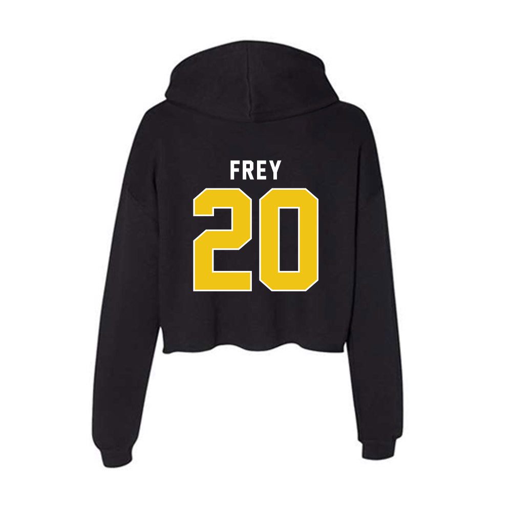 La Salle - NCAA Women's Soccer : Ella Frey Frey - Women's Crop Fleece Hoodie-1