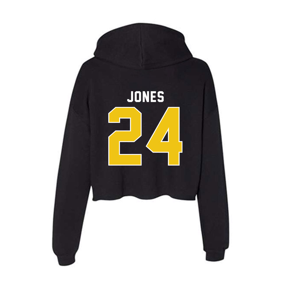 La Salle - NCAA Men's Basketball : Deuce Jones - Women's Crop Fleece Hoodie-1