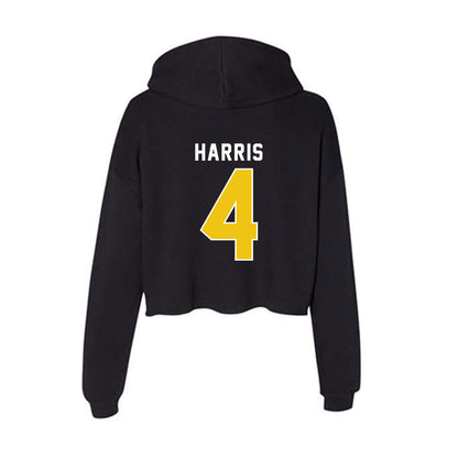 La Salle - NCAA Men's Basketball : Truth Harris - Women's Crop Fleece Hoodie-1