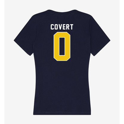 La Salle - NCAA Acrobatics & Tumbling : Abbie Covert - Women's V-Neck T-Shirt-1