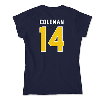 La Salle - NCAA Women's Basketball : Emilia Coleman - Soft Style Women’s T-Shirt-1