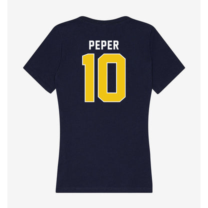 La Salle - NCAA Baseball : Jackson Peper - Women's V-Neck T-Shirt-1