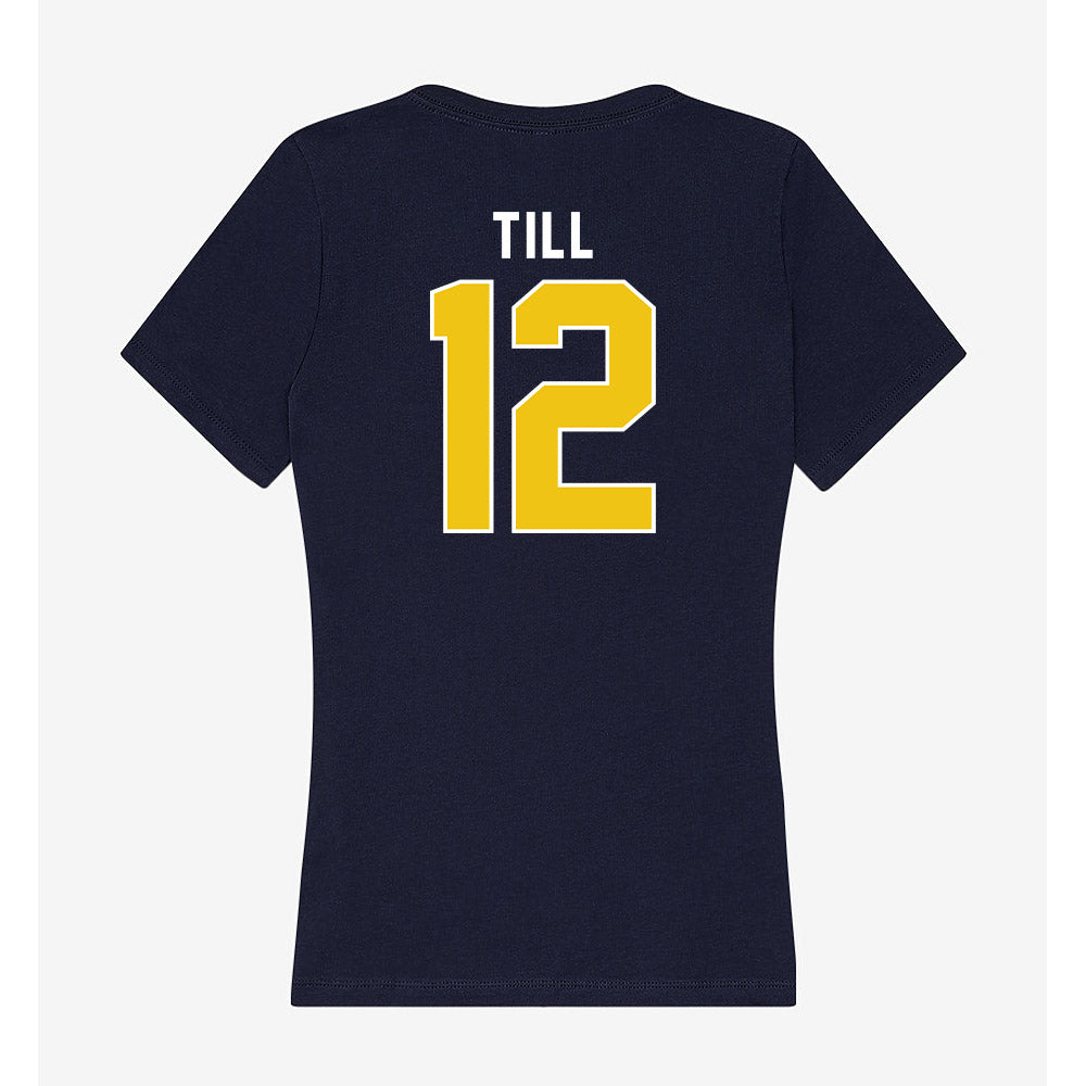 La Salle - NCAA Baseball : Brendan Till - Women's V-Neck T-Shirt-1