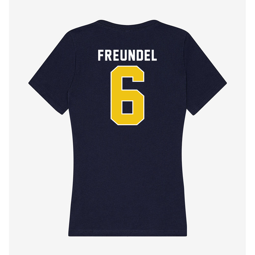 La Salle - NCAA Acrobatics & Tumbling : Joscelynn Freundel - Women's V-Neck T-Shirt-1