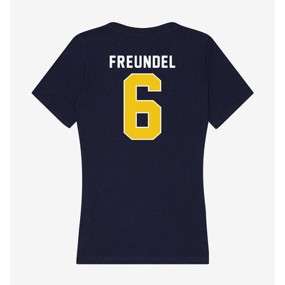 La Salle - NCAA Acrobatics & Tumbling : Joscelynn Freundel - Women's V-Neck T-Shirt-1