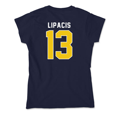 La Salle - NCAA Men's Basketball : Maximillian Lipacis - Soft Style Women’s T-Shirt-1