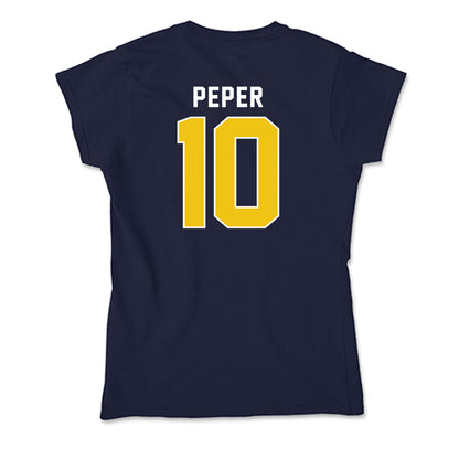 La Salle - NCAA Baseball : Jackson Peper - Soft Style Women’s T-Shirt-1
