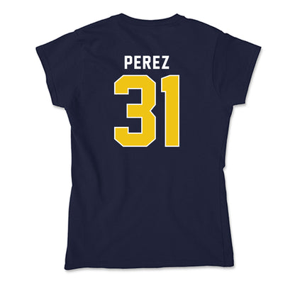 La Salle - NCAA Baseball : Sebastian Perez - Soft Style Women’s T-Shirt-1