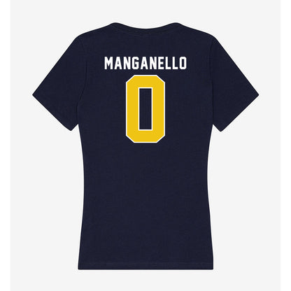La Salle - NCAA Baseball : Josh Manganello - Women's V-Neck T-Shirt-1