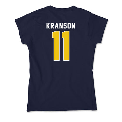 La Salle - NCAA Acrobatics & Tumbling : Kylie Kranson - Soft Style Women’s T-Shirt-1