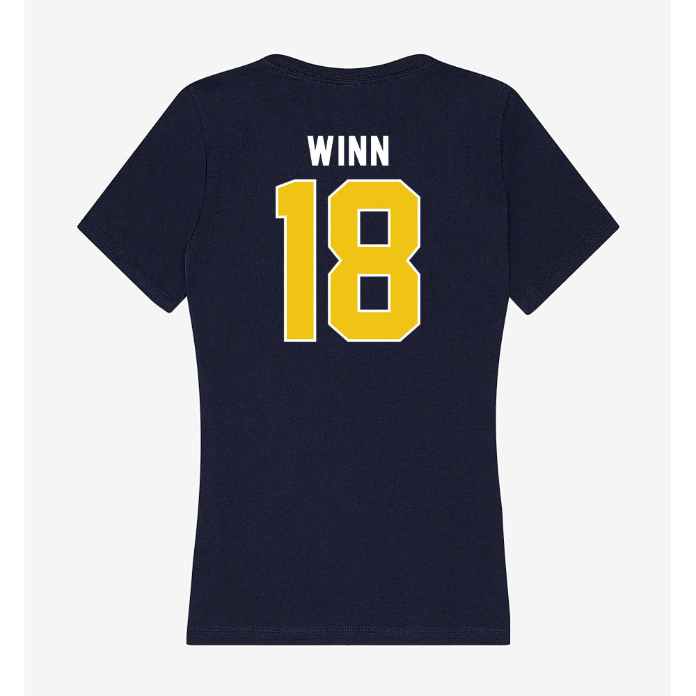 La Salle - NCAA Acrobatics & Tumbling : Xiana Winn - Women's V-Neck T-Shirt-1