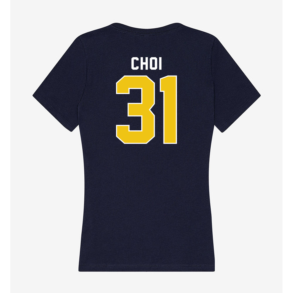 La Salle - NCAA Men's Soccer : Wanwi Choi - Women's V-Neck T-Shirt-1