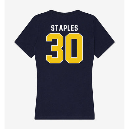 La Salle - NCAA Women's Lacrosse : Delaney Staples - Women's V-Neck T-Shirt-1