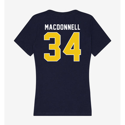 La Salle - NCAA Baseball : Owen MacDonnell - Women's V-Neck T-Shirt-1