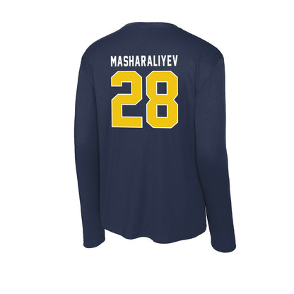 La Salle - NCAA Men's Basketball : Arlan Masharaliyev - Activewear Long Sleeve T-Shirt-1