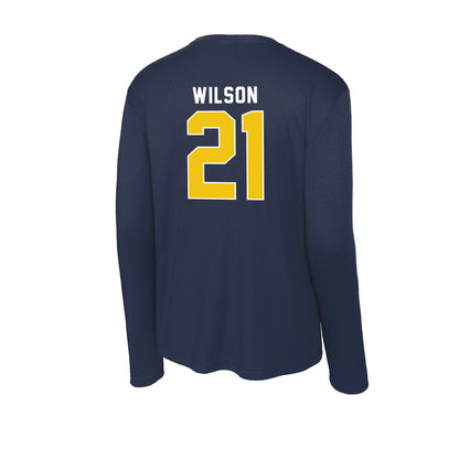 La Salle - NCAA Acrobatics & Tumbling : Janiya Wilson - Activewear Long Sleeve T-Shirt-1