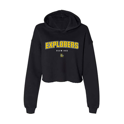 La Salle - NCAA Women's Rowing : Madison Jack - Women's Crop Fleece Hoodie-0