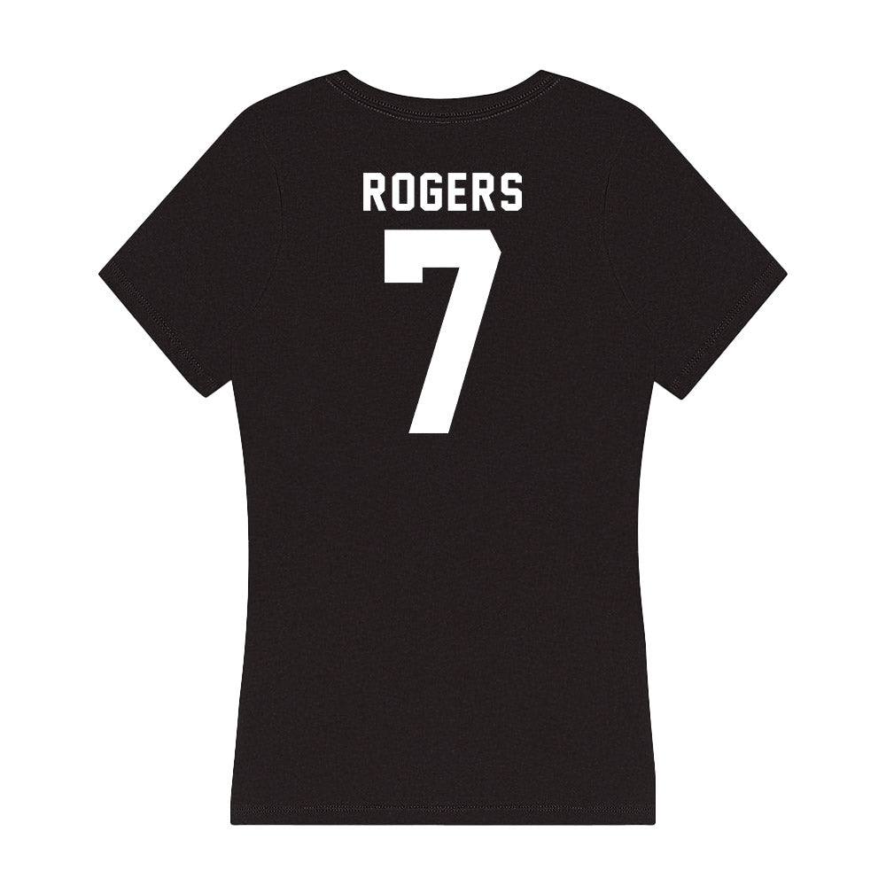 Siena - NCAA Women's Soccer : Catherine Rogers - Women's V-Neck T-Shirt-1