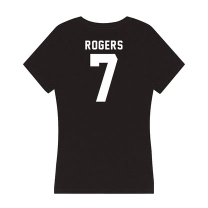 Siena - NCAA Women's Soccer : Catherine Rogers - Women's V-Neck T-Shirt-1