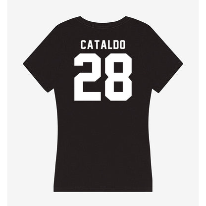 Siena - NCAA Men's Lacrosse : Leo Cataldo - Women's V-Neck T-Shirt-1