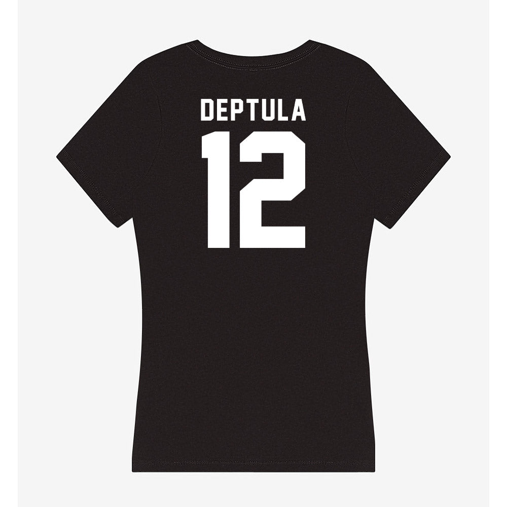 Siena - NCAA Women's Lacrosse : Hailey Deptula - Women's V-Neck T-Shirt-1