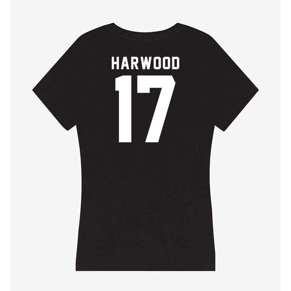 Siena - NCAA Women's Soccer : Natalie Harwood - Women's V-Neck T-Shirt-1