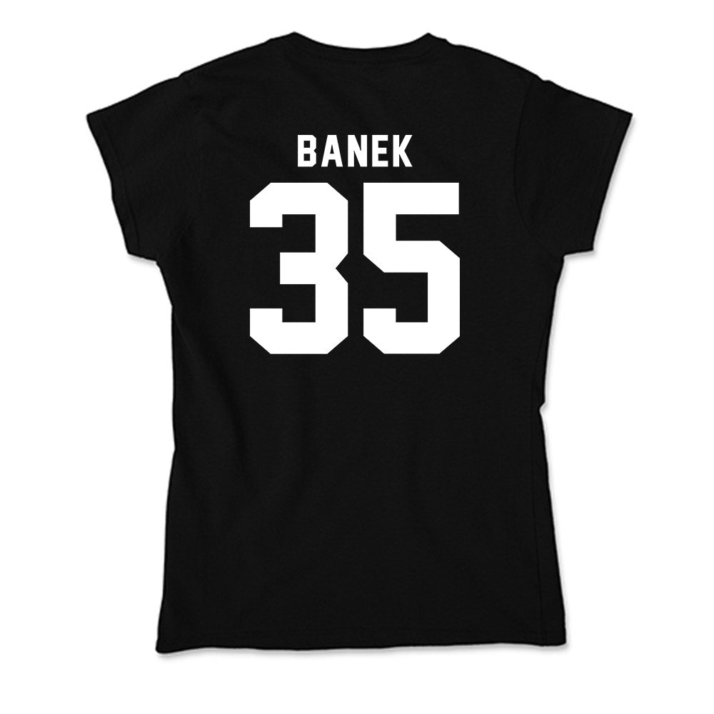 Siena - NCAA Men's Lacrosse : Logan Banek - Soft Style Women’s T-Shirt-1
