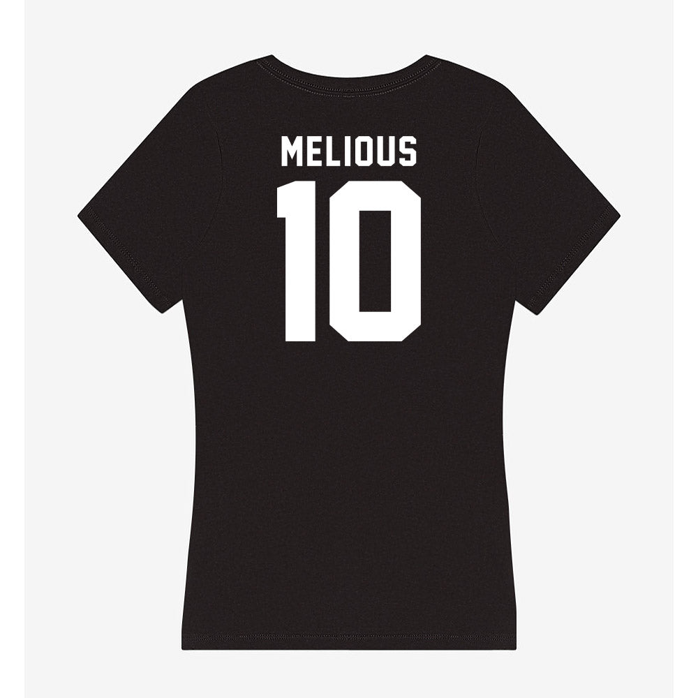 Siena - NCAA Women's Basketball : Nicole Melious - Women's V-Neck T-Shirt-1