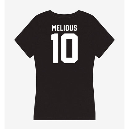 Siena - NCAA Women's Basketball : Nicole Melious - Women's V-Neck T-Shirt-1