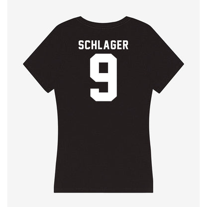 Siena - NCAA Men's Basketball : Owen Schlager - Women's V-Neck T-Shirt-1