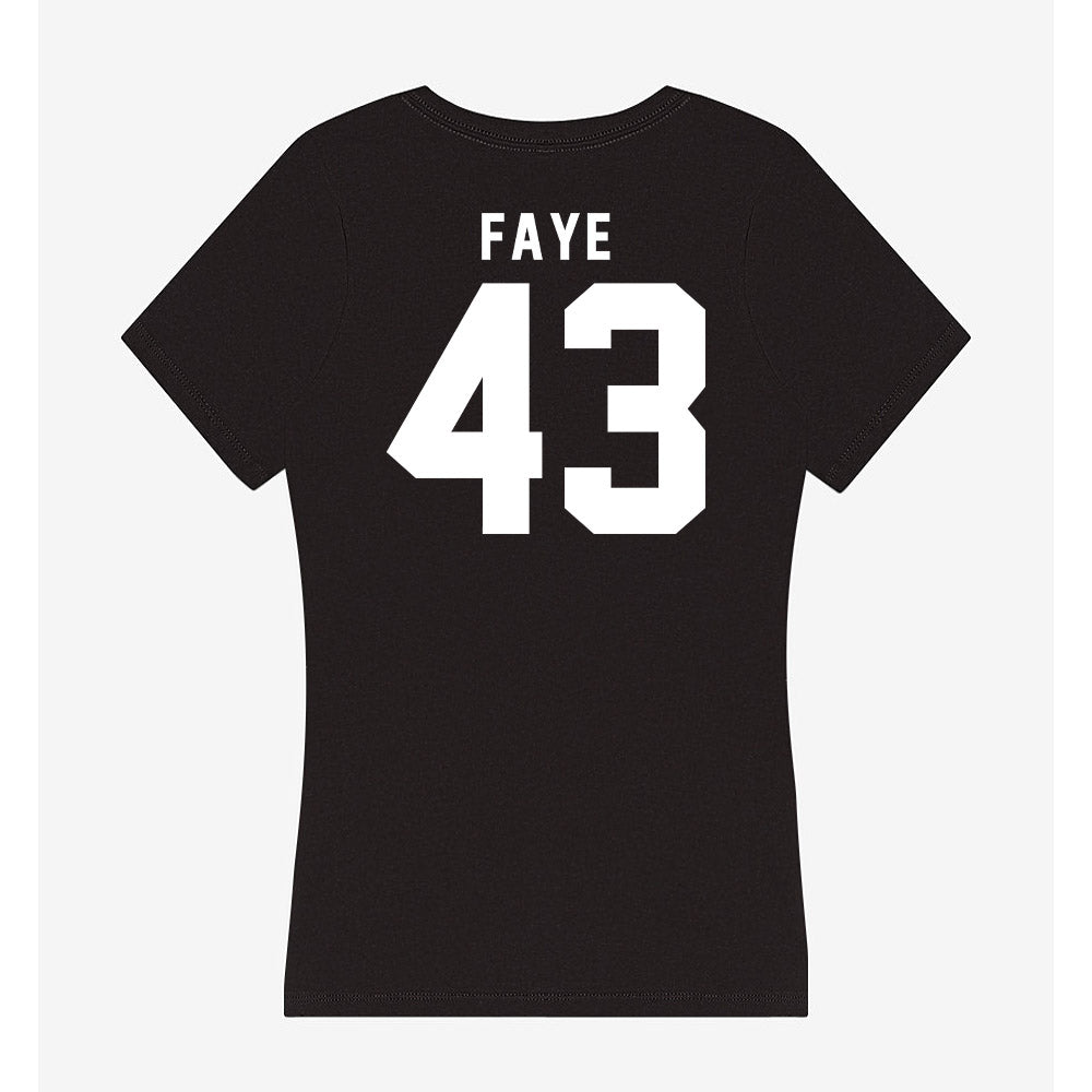 Siena - NCAA Men's Lacrosse : Fallou Faye - Women's V-Neck T-Shirt-1