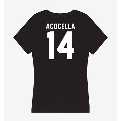 Siena - NCAA Men's Soccer : Nico Acocella - Women's V-Neck T-Shirt-1