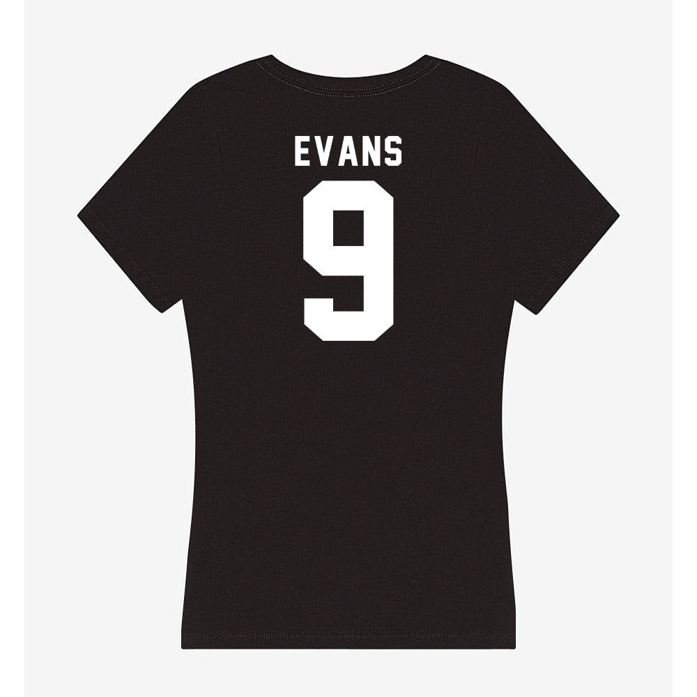 Siena - NCAA Women's Volleyball : Madison Evans - Women's V-Neck T-Shirt-1