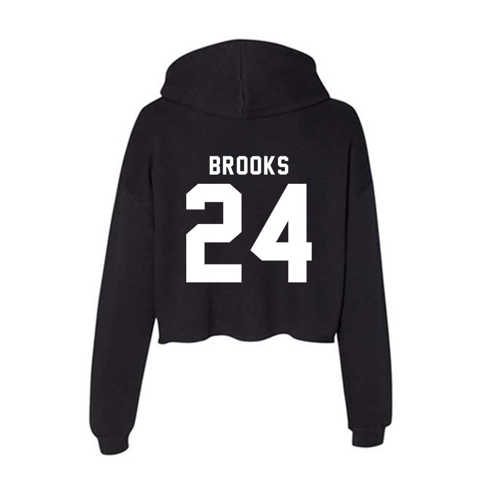 Siena - NCAA Baseball : Noah Brooks - Women's Crop Fleece Hoodie-1