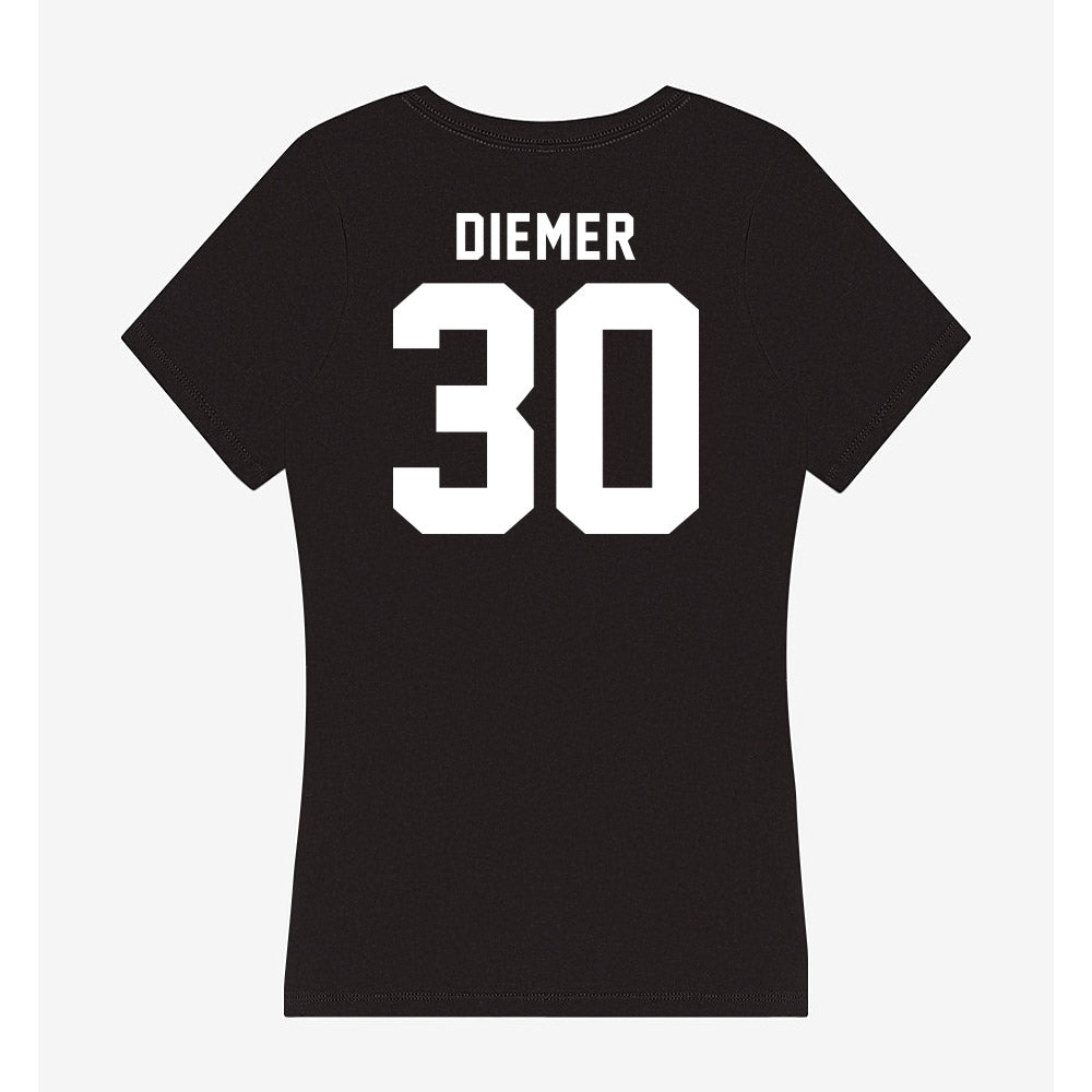 Siena - NCAA Men's Lacrosse : Benjamin Diemer - Women's V-Neck T-Shirt-1