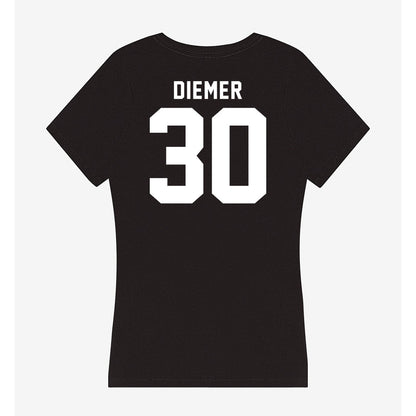 Siena - NCAA Men's Lacrosse : Benjamin Diemer - Women's V-Neck T-Shirt-1