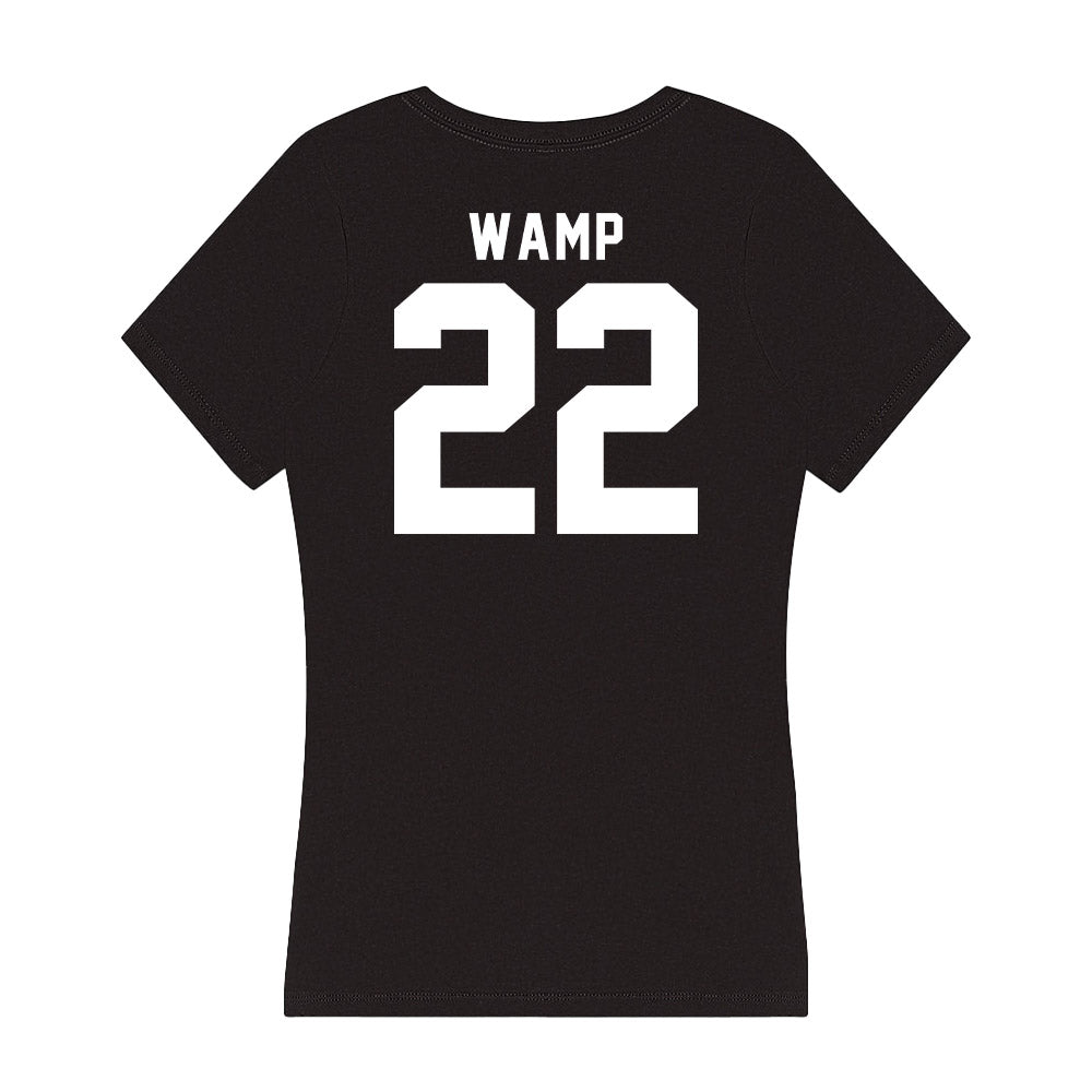 Siena - NCAA Women's Lacrosse : Elizabeth Wamp - Women's V-Neck T-Shirt-1