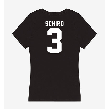 Siena - NCAA Women's Basketball : Francesca Schiro - Women's V-Neck T-Shirt-1