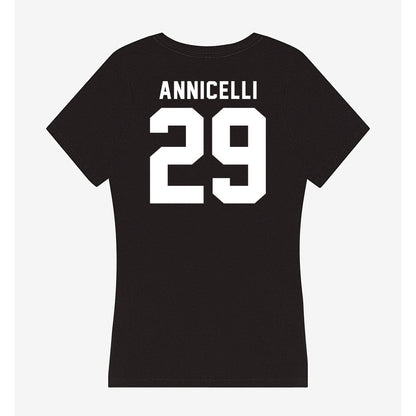 Siena - NCAA Men's Lacrosse : Doug Annicelli - Women's V-Neck T-Shirt-1