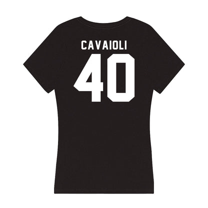 Siena - NCAA Men's Lacrosse : Jack Cavaioli - Women's V-Neck T-Shirt-1