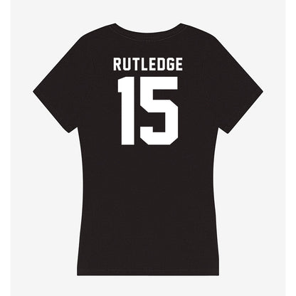 Siena - NCAA Women's Lacrosse : Emily Rutledge - Women's V-Neck T-Shirt-1