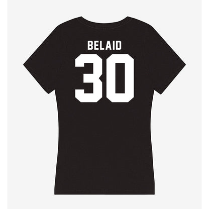 Siena - NCAA Men's Soccer : Aylan Belaid - Women's V-Neck T-Shirt-1